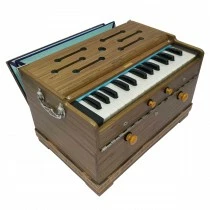 Harmonium Double Reeds 27 English Keys - Walnut