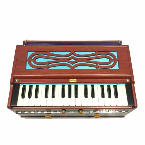 Harmonium Double Reeds 32 English Keys - Red 